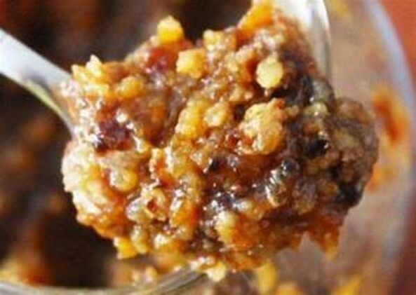 Honey mesh mixture