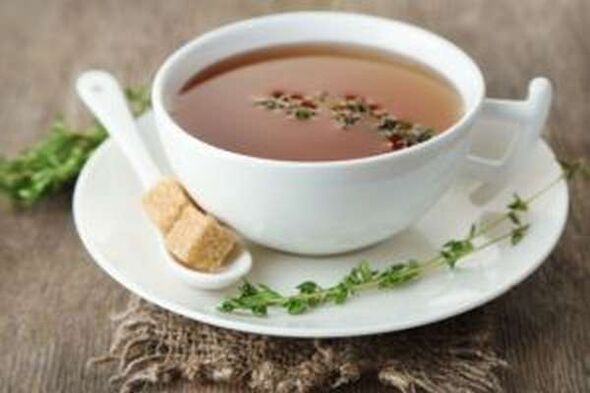 Immortal tea is prepared from western basil